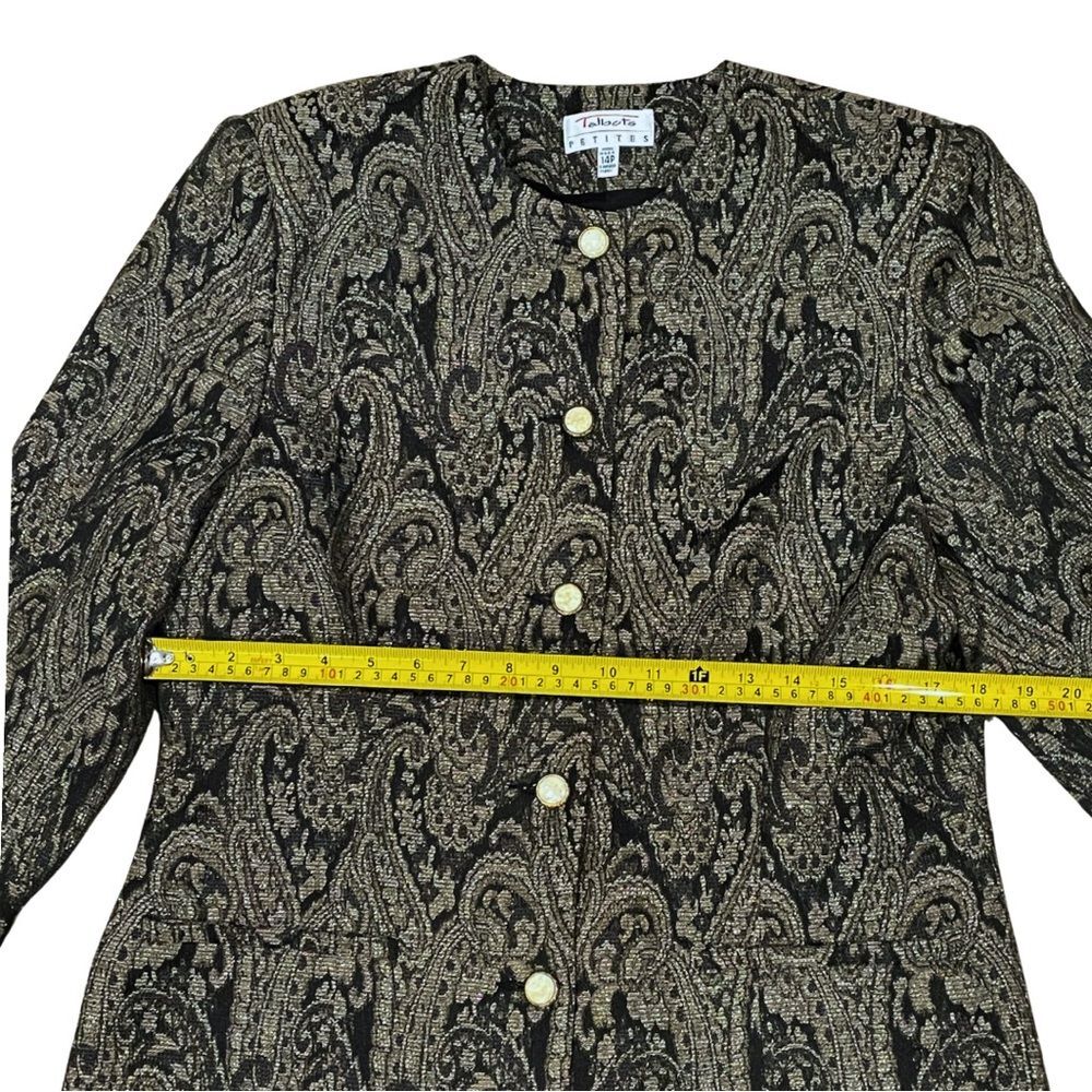 Talbots Size 14P Jacket - Shimmering fabric - Picture 4 of 9